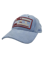 Revolution Sky Blue Suede Strapback Hat