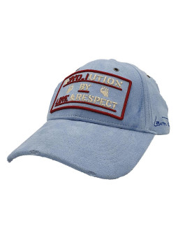 Revolution Sky Blue Suede Strapback Hat