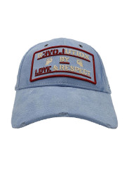 Revolution Sky Blue Suede Strapback Hat