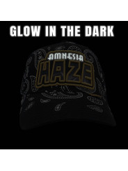 Paisley Amnesia Haze Snapback Hat - Glow in the dark