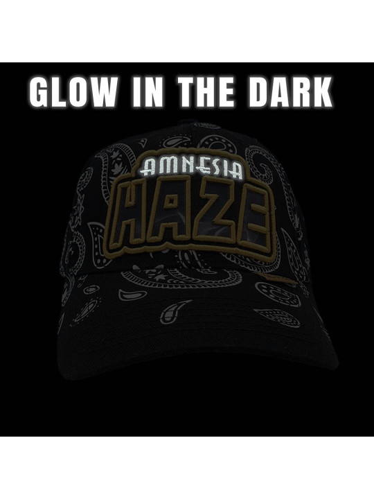Paisley Amnesia Haze Snapback Hat - Glow in the dark Paisley Amnesia Haze Snapback Hat - Glow in the dark