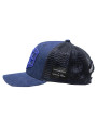Double Denim Rose Trucker Snapback