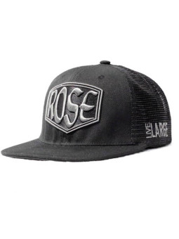 Double Black Denim Trucker Snapback