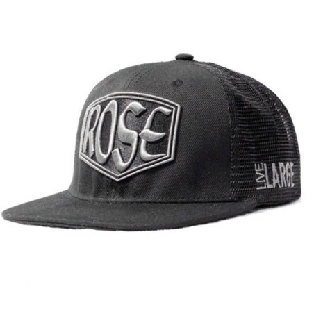 Double Black Denim Trucker Snapback