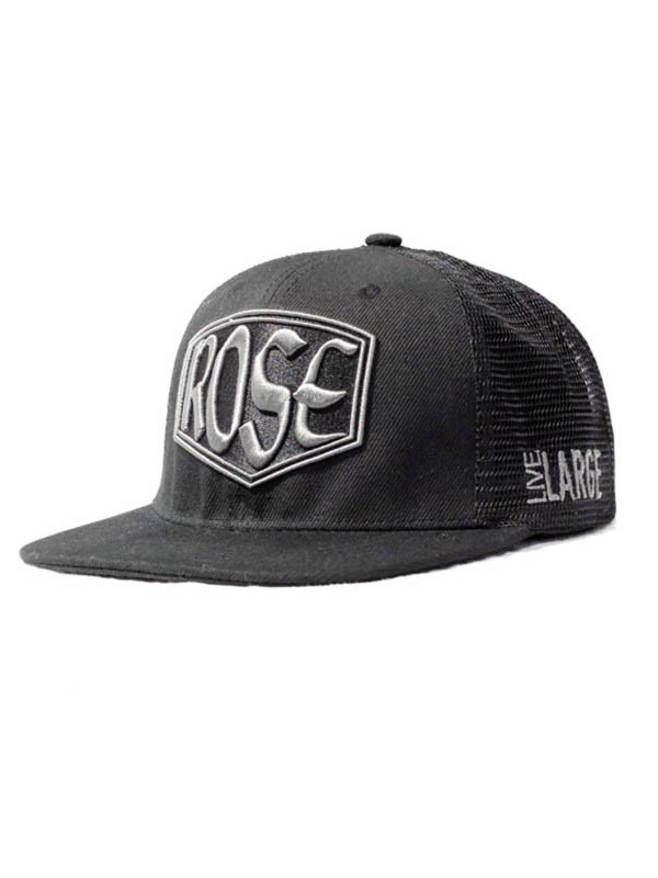 Double Black Denim Trucker Snapback