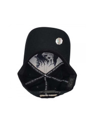 La Catrina Tattoo White Silhouette Snapback Hat