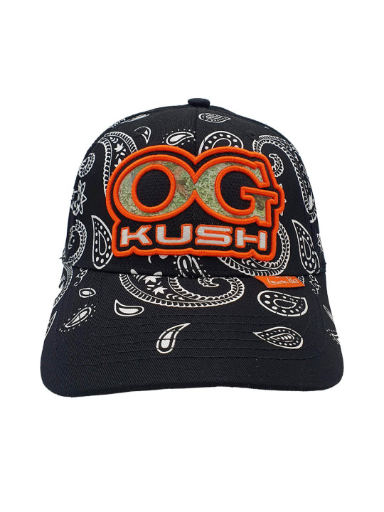 Paisley OG Kush Snapback Hat - Glow in the dark