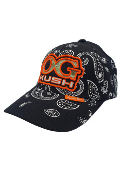Paisley OG Kush Snapback Hat - Glow in the dark