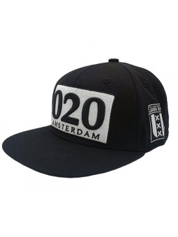 Amsterdam 020 Classic Snapback Hat - Black
