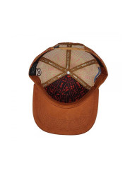Queen Nefertiti Trucker Hat - Brown Suede