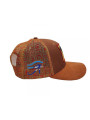 Queen Nefertiti Trucker Hat - Brown Suede
