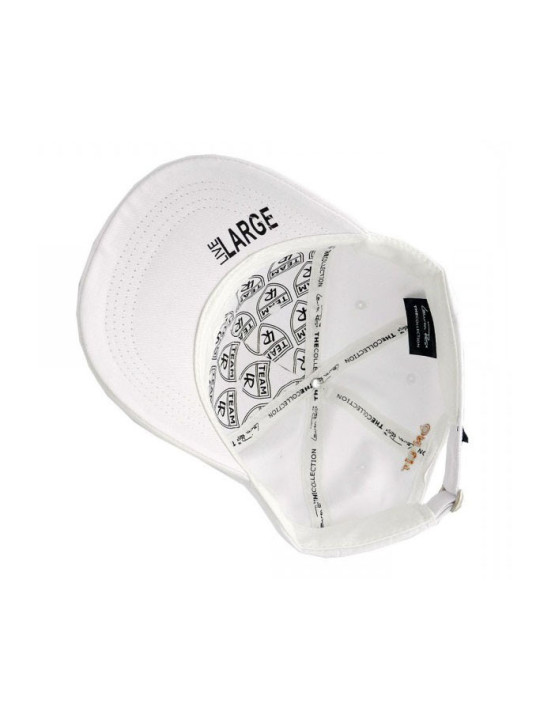 Panda Rose Strapback Hat - White