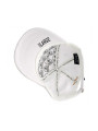 Panda Rose Strapback Hat - White
