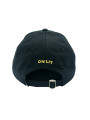 Panda Rose Strapback Hat - Black