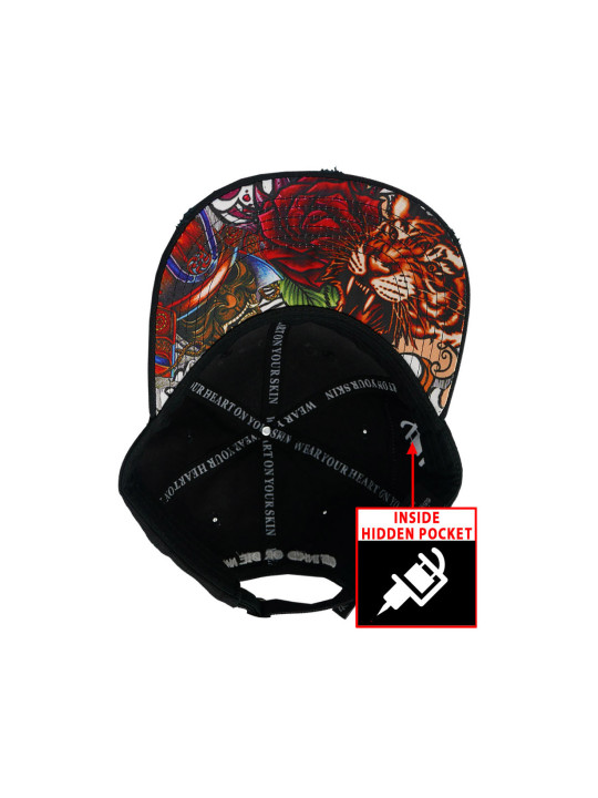 Inked & Warrior Tattoo Snapback Hat