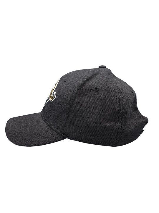 Bearded & Badass Strapback Hat - Black