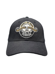 Bearded & Badass Strapback Hat - Black