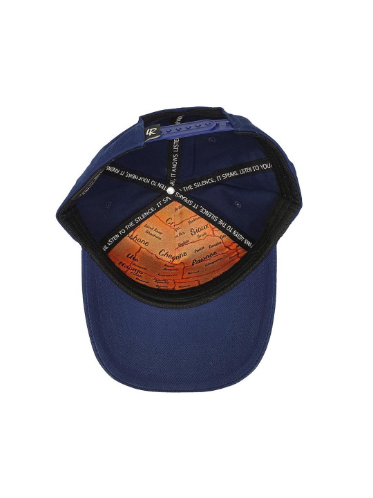 Indian First Nations A-Frame Snapback Hat – Navy