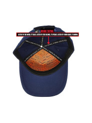 Indian First Nations A-Frame Snapback Hat – Navy