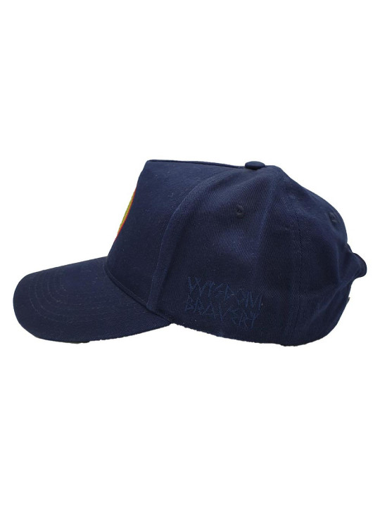 Indian First Nations A-Frame Snapback Hat – Navy