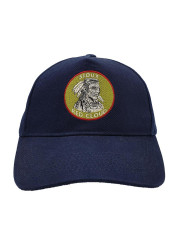 Indian First Nations A-Frame Snapback Hat – Navy
