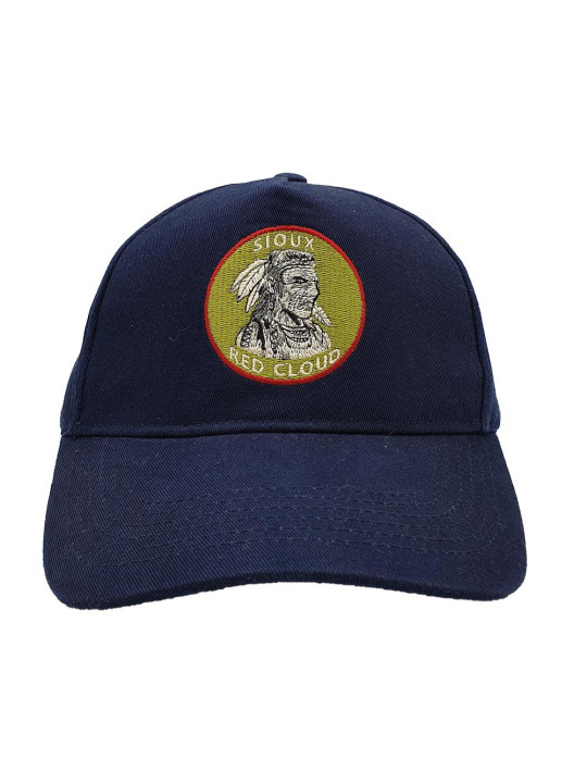 Indian First Nations A-Frame Snapback Hat – Navy