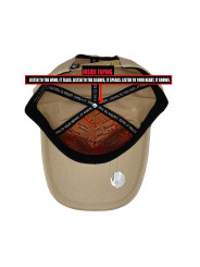 Indian First Nations A-Frame Snapback Hat – Khaki