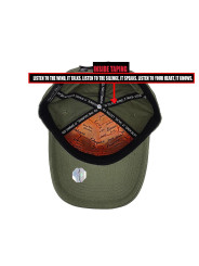Indian First Nations A-Frame Snapback Hat – Washed Green