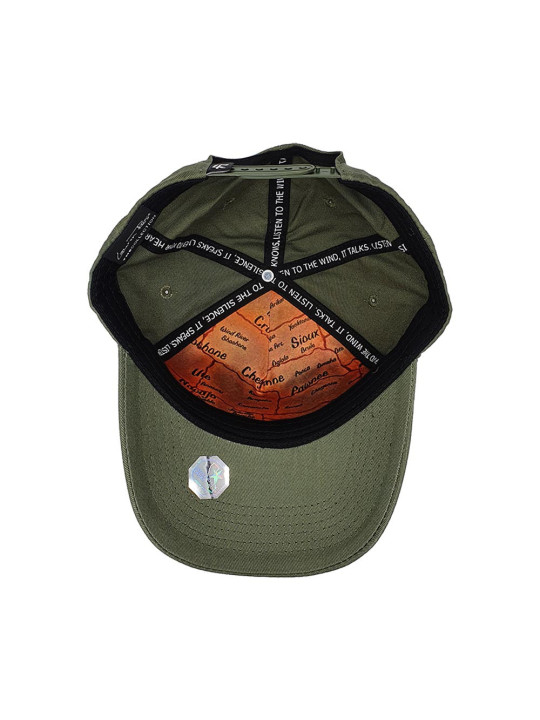 Indian First Nations A-Frame Snapback Hat – Washed Green