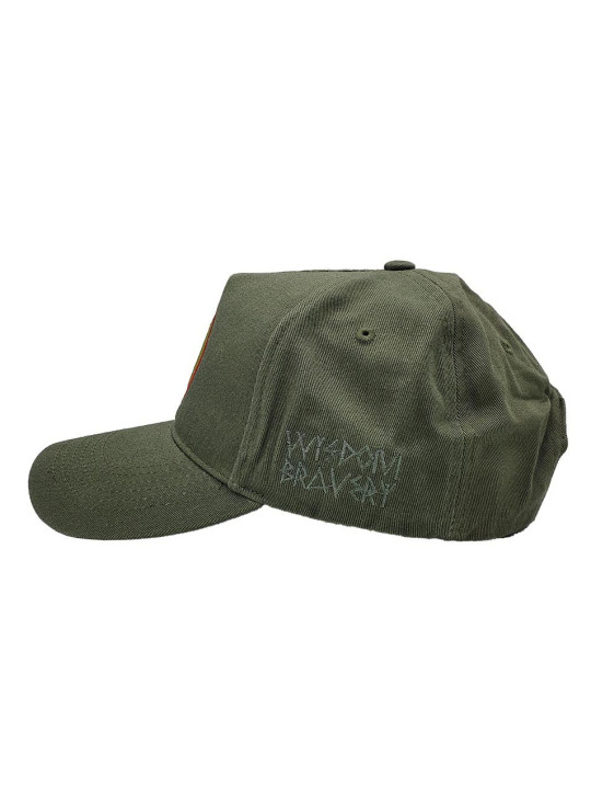Indian First Nations A-Frame Snapback Hat – Washed Green