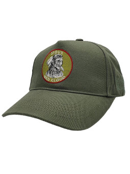 Indian First Nations A-Frame Snapback Hat – Washed Green