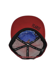 Rose Patch Snapback Trucker - Burgundy