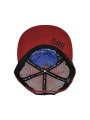 Rose Patch Snapback Trucker - Burgundy