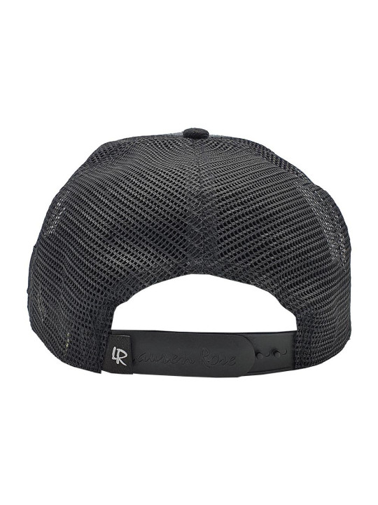 Plaid Black/White Trucker Snapback Hat