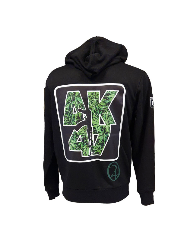 Ak47 "420" Full-zip Hoodie - Black