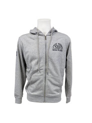 Jack Herer Full-zip Hoodie - Heather Grey