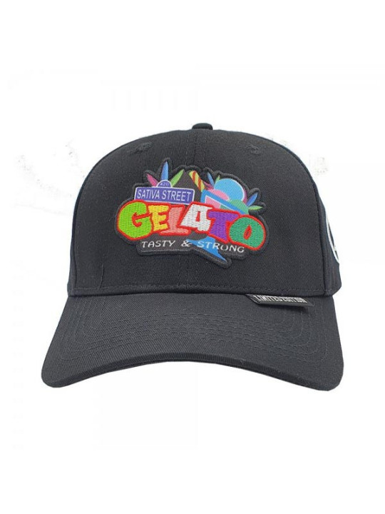 Gelato 420 Straing Stapback Hat - Black