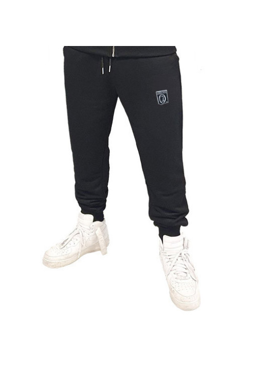 Jogging Pants Plain Lauren Rose 420 - Black