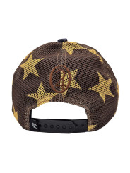 Elevated Grizzly Roses Trucker Snapback Hat