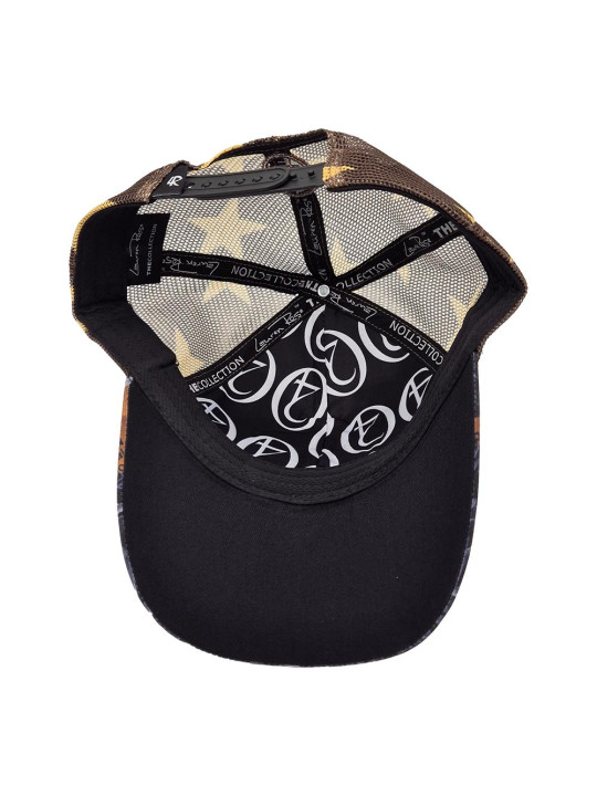 Elevated Grizzly Roses Trucker Snapback Hat