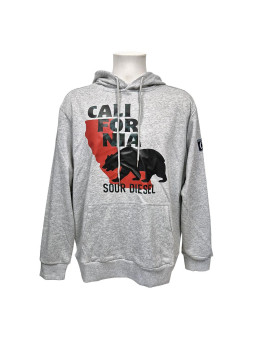 Sour Diesel California 420 Hoodie - Heather Grey