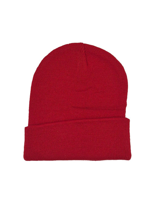 Cuffed Beanie - Invincible Panda - Red