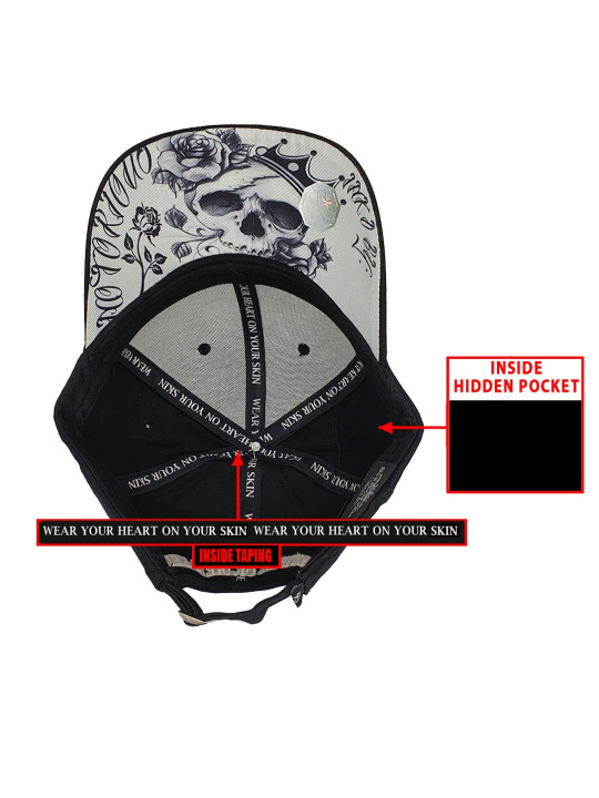 Inked & Notorious Tattoo Snapback Hat - Lauren Rose
