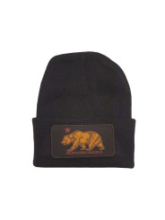 Cuffed Beanie - Elevated Grizzly Patch - Black