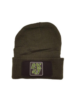 Cuffed Beanie - AK47 Patch - Dark Greeen