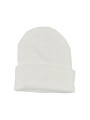 Cuffed Beanie - Gelato Patch - White