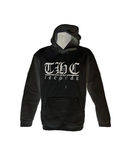 THC Recordz - Classic Hoodie Sweater - Black