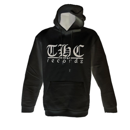 THC Recordz - Classic Hoodie Sweater - Black