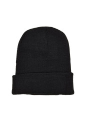 Cuffed Beanie - Lionhearted Rasta Patch - Black