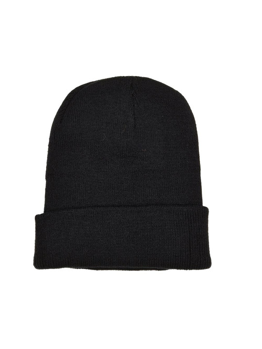 Cuffed Beanie - Lionhearted Rasta Patch - Black